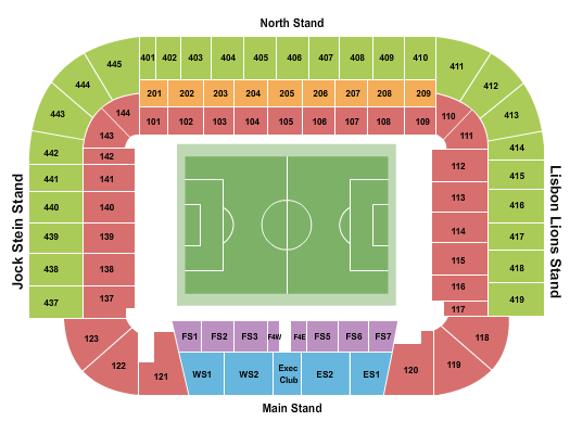 Celtic Park seating chart